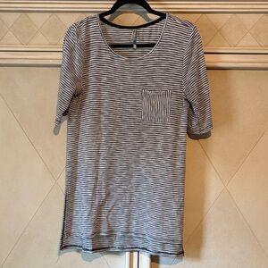 Wallflower Black and White Striped Women's Tee